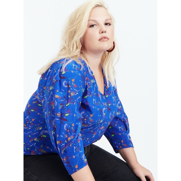 Tanya Taylor Tops - NWT Tanya Taylor Rena Puff Sleeve 100% Silk Top 20